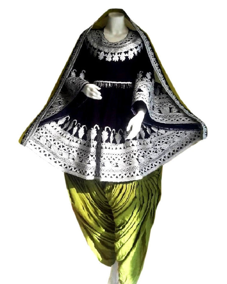 afghan clothes, saneens dress, afghan fashion costume