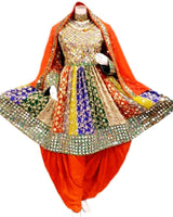Afghan Bridal Hand Embroidered Dress