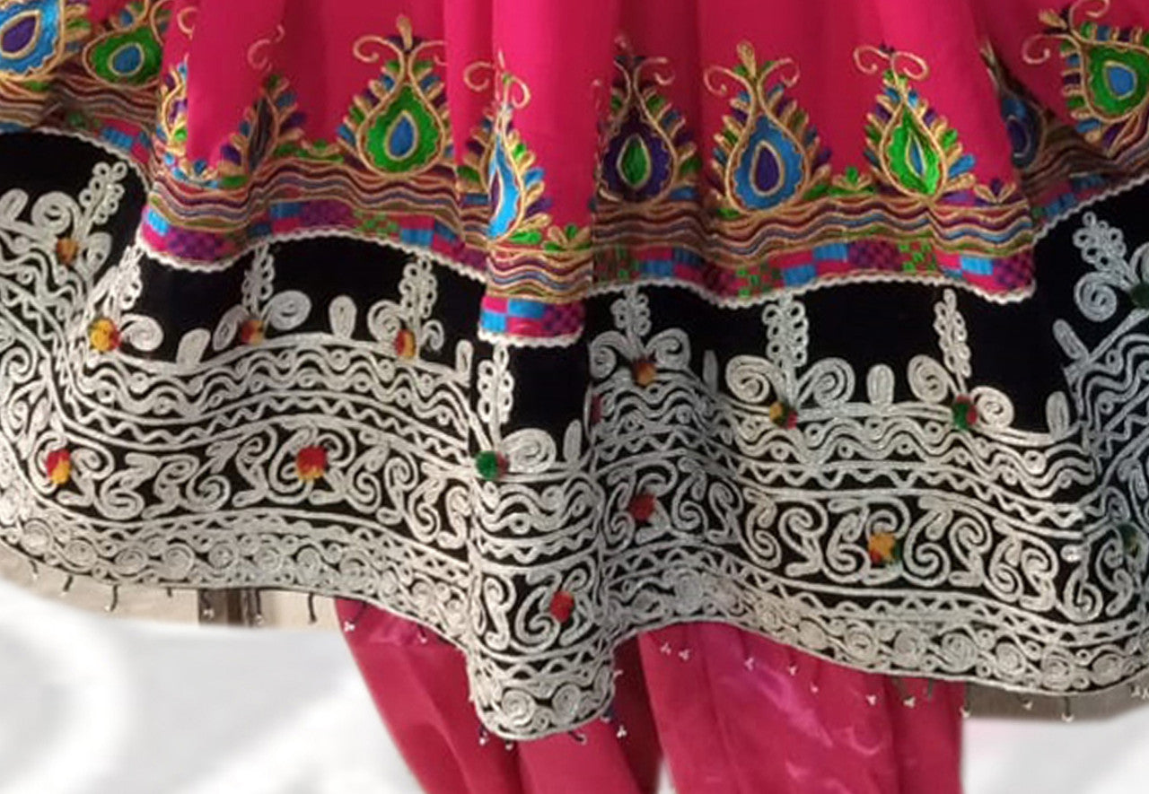 new design afghan frock