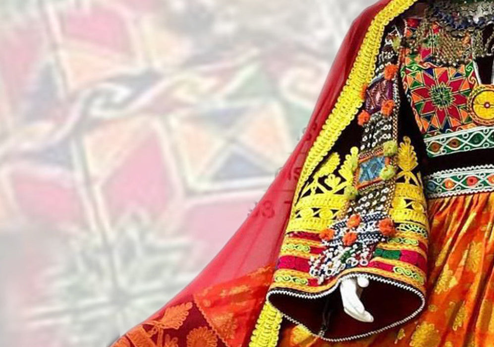 afghan nikah frock