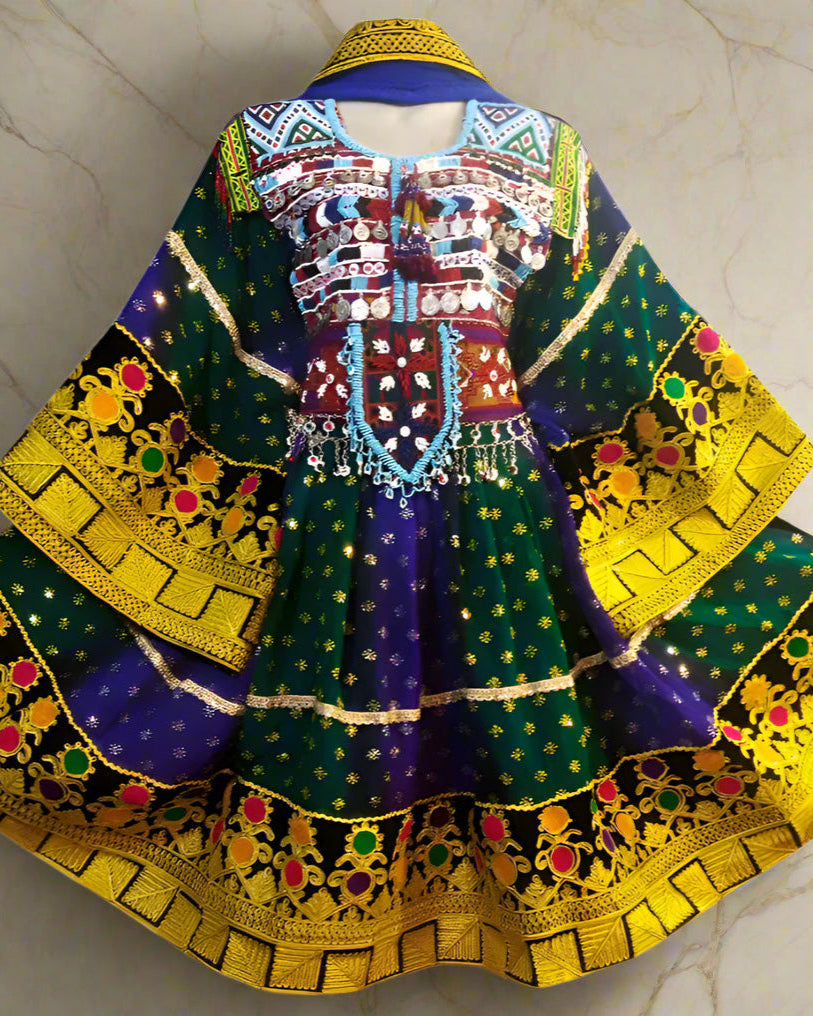 Afghan Arosi Bridal Dress