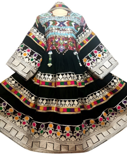 Afghan Bridal Dress – Velvet Fabric