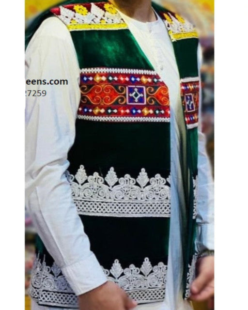 afghan wedding event vest
