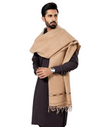 Oatmeal Pashtun Wool Shawl