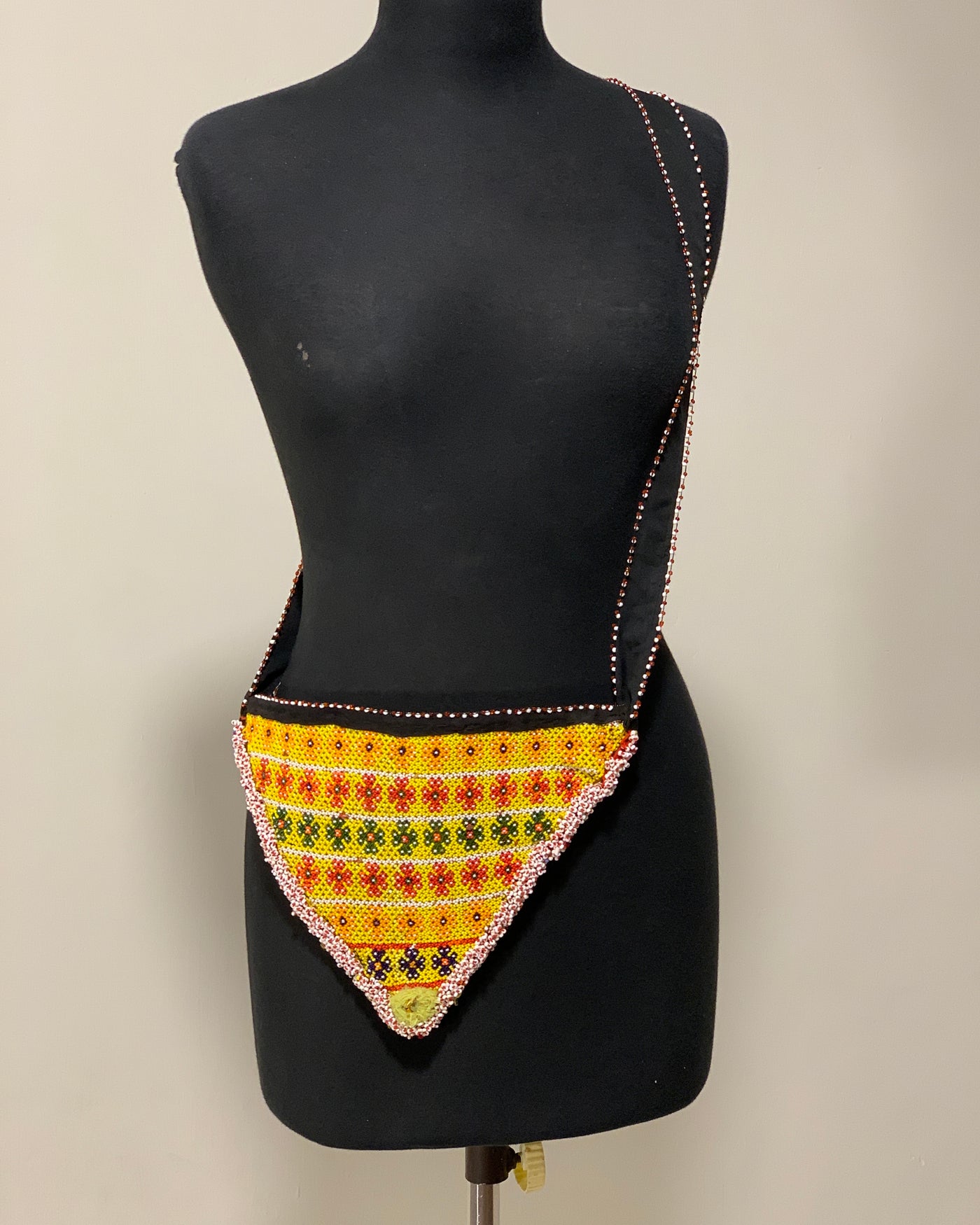 Afghan Tribal Beaded Bag