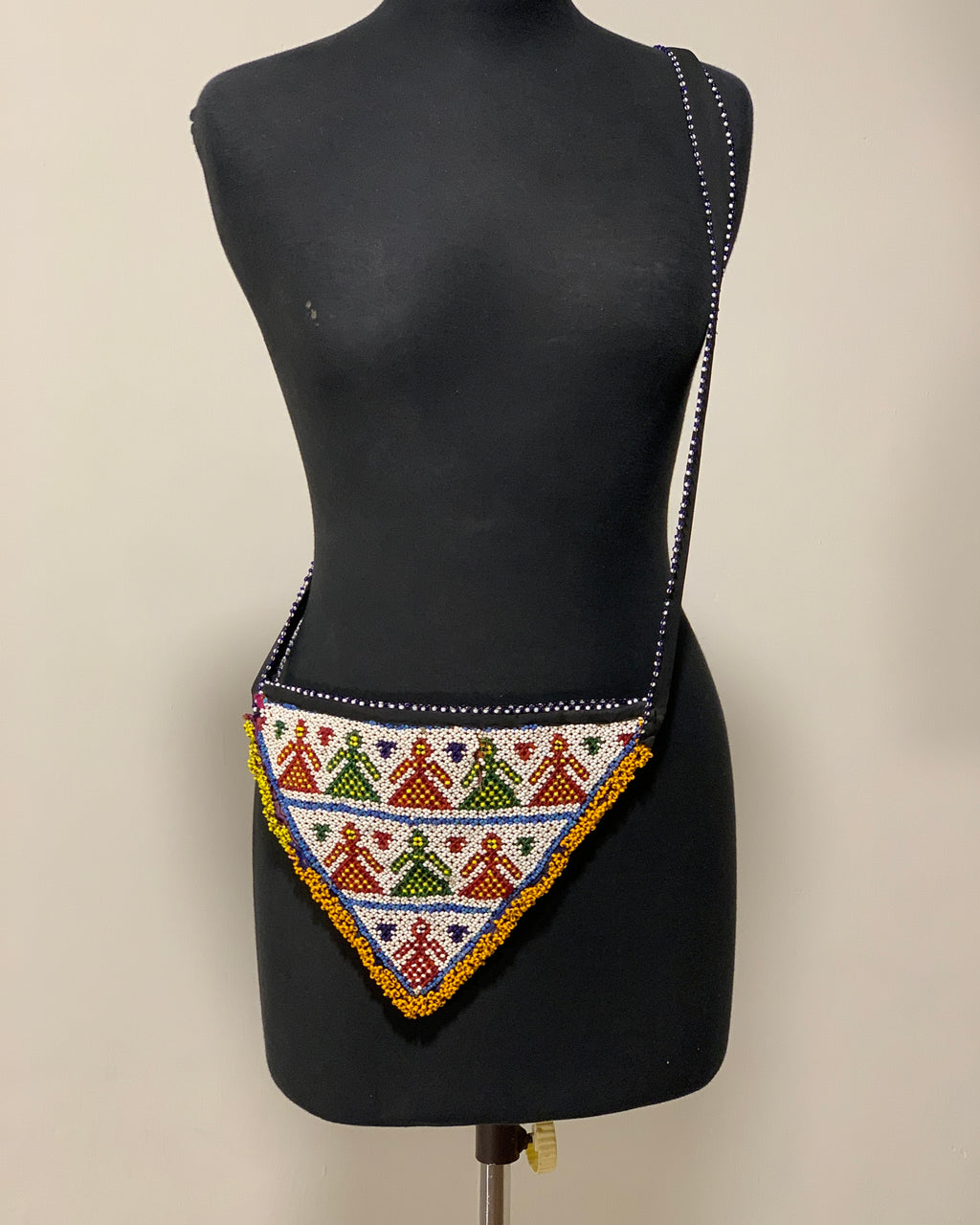 Afghan Beaded Crossbody Pouch