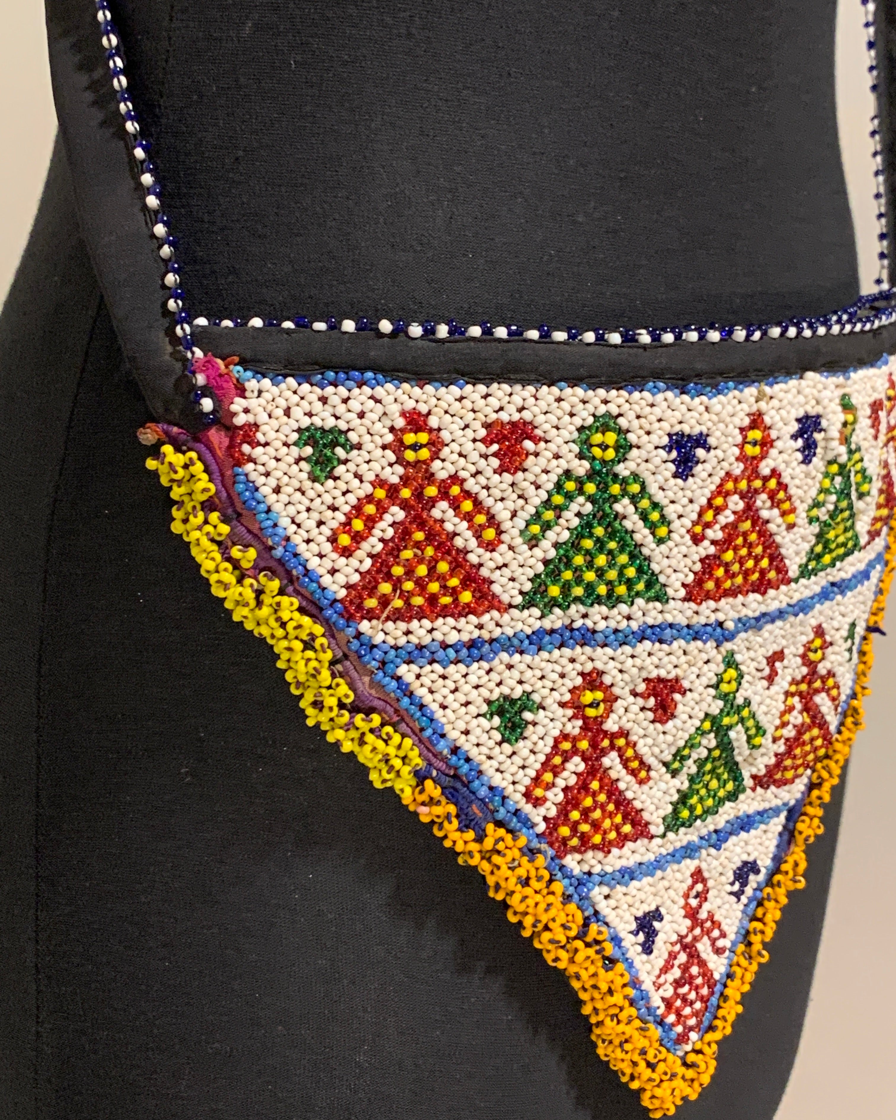 Afghan Beaded Crossbody Pouch