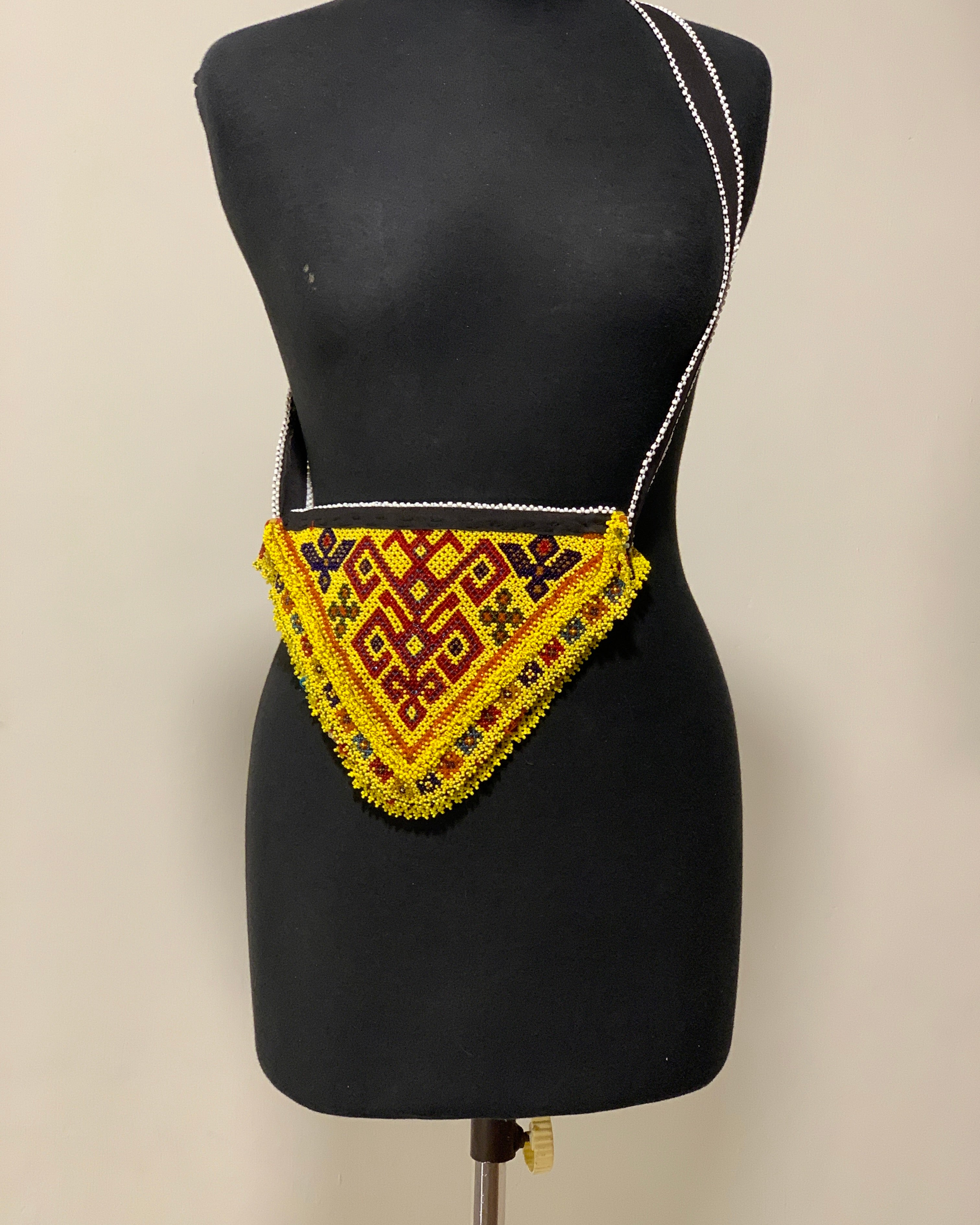 Ethnic Afghan Beaded Pouch