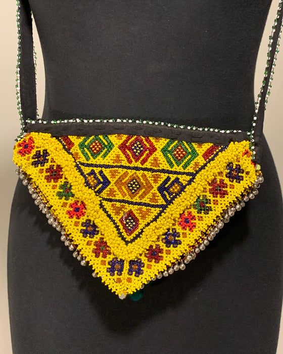 Tribal Beaded Hip Bag