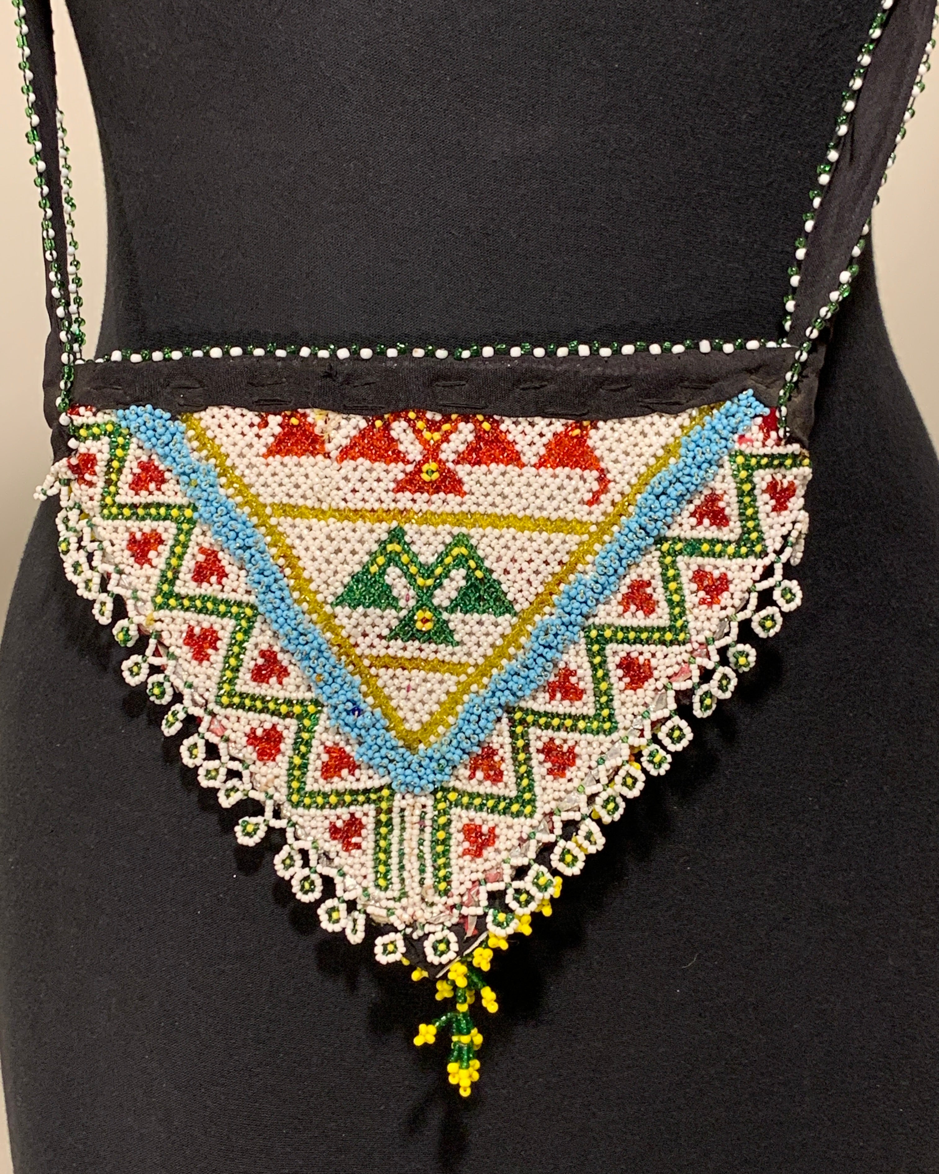 Beaded Afghan Shoulder Bag