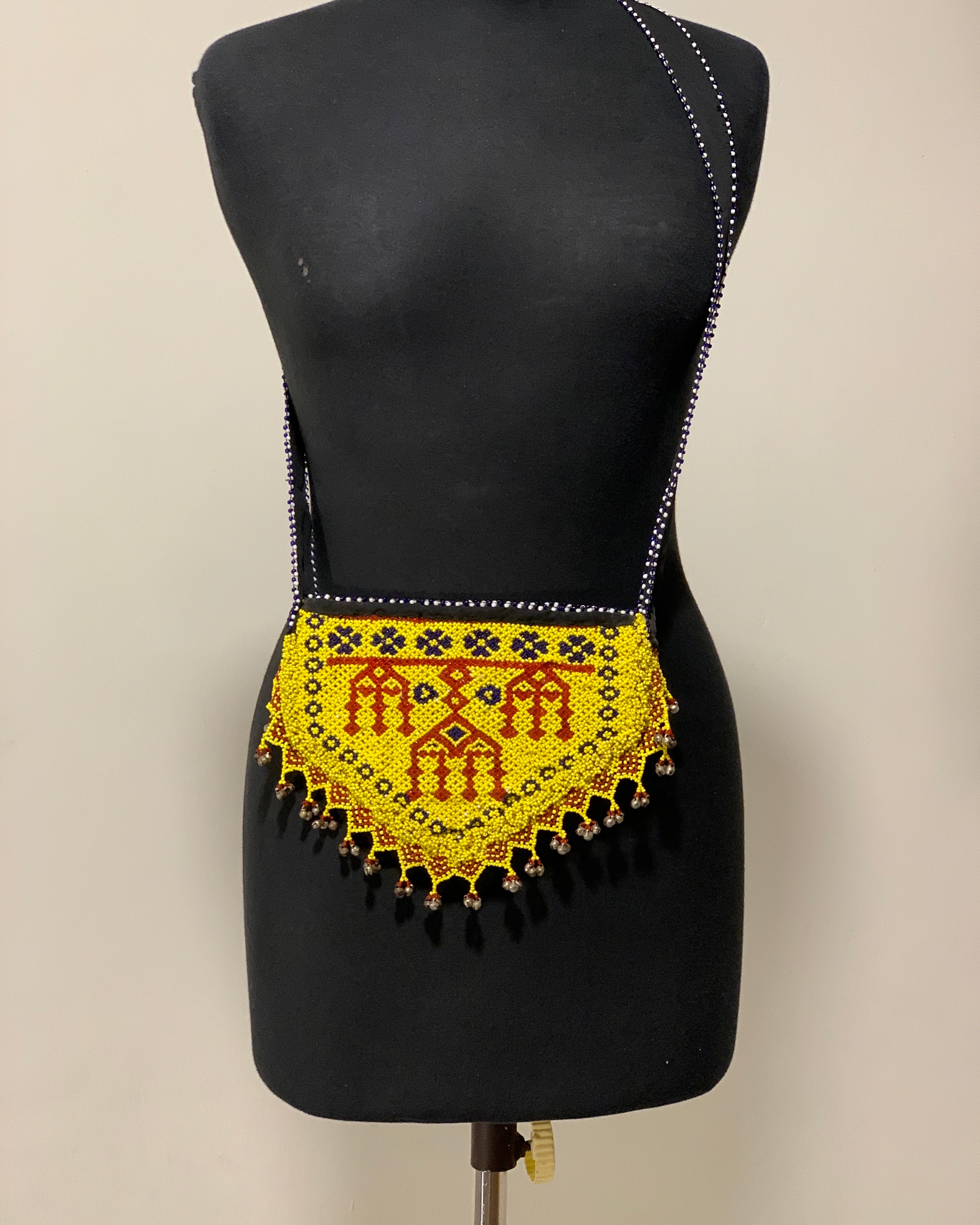Afghan Nomadic Beaded Pouch