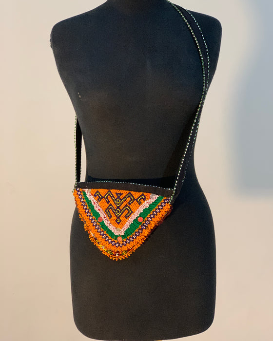 Tribal Beaded Travel Pouch