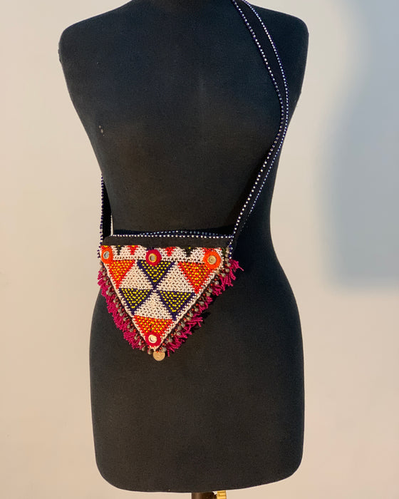 Bohemian Tribal Beaded Pouch