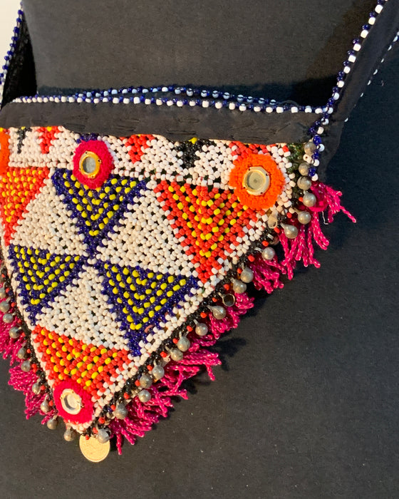 Bohemian Tribal Beaded Pouch