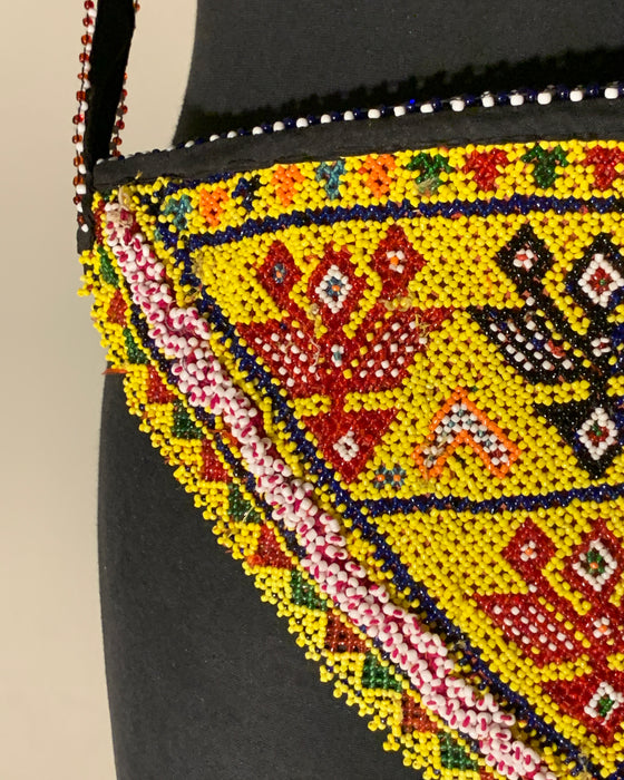 Afghan Tassel Beaded Pouch