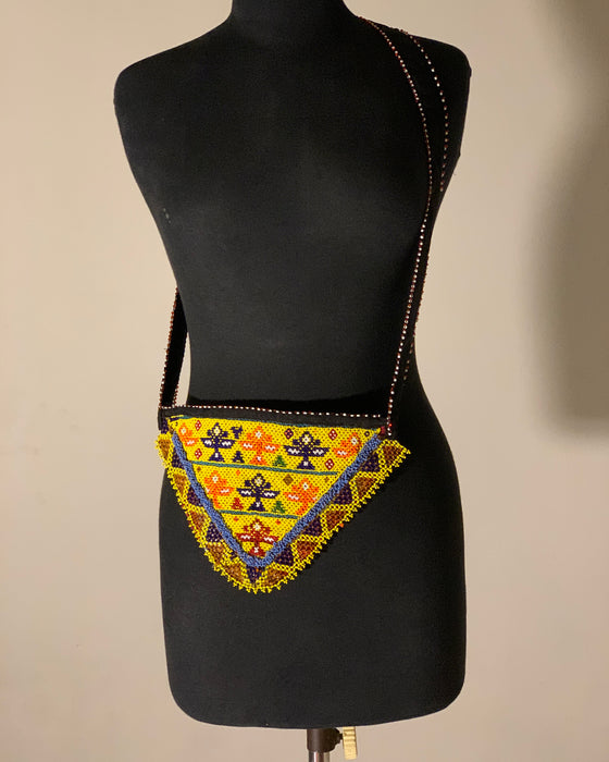 Afghan Handmade Beaded Satchel