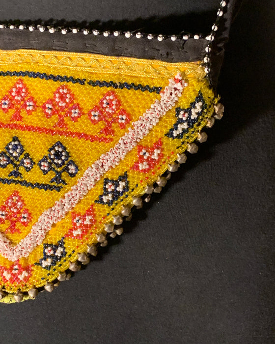 Afghan Crocheted Bead Pouch