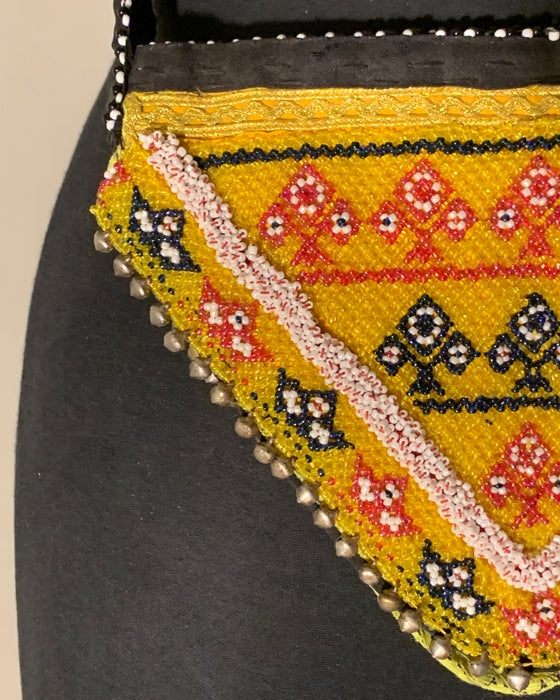 Afghan Crocheted Bead Pouch