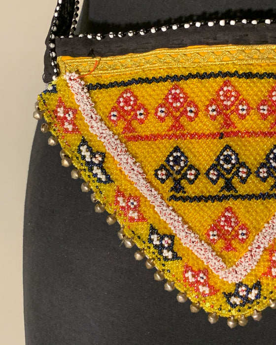 Afghan Crocheted Bead Pouch