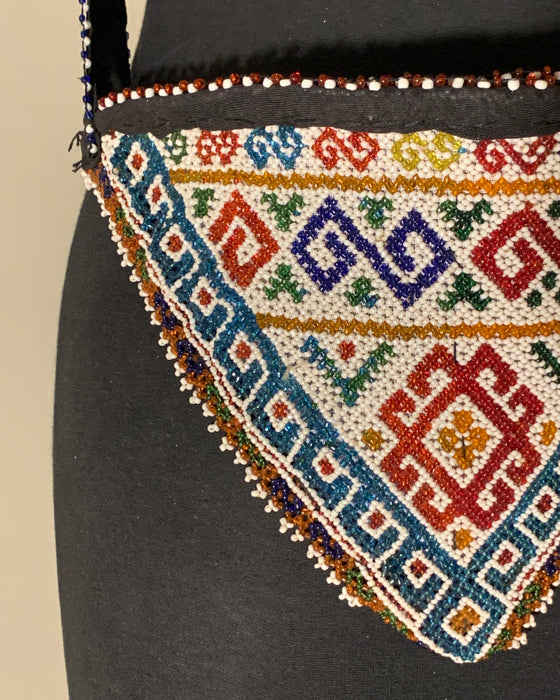 Afghan Shoulder Beaded Pouch