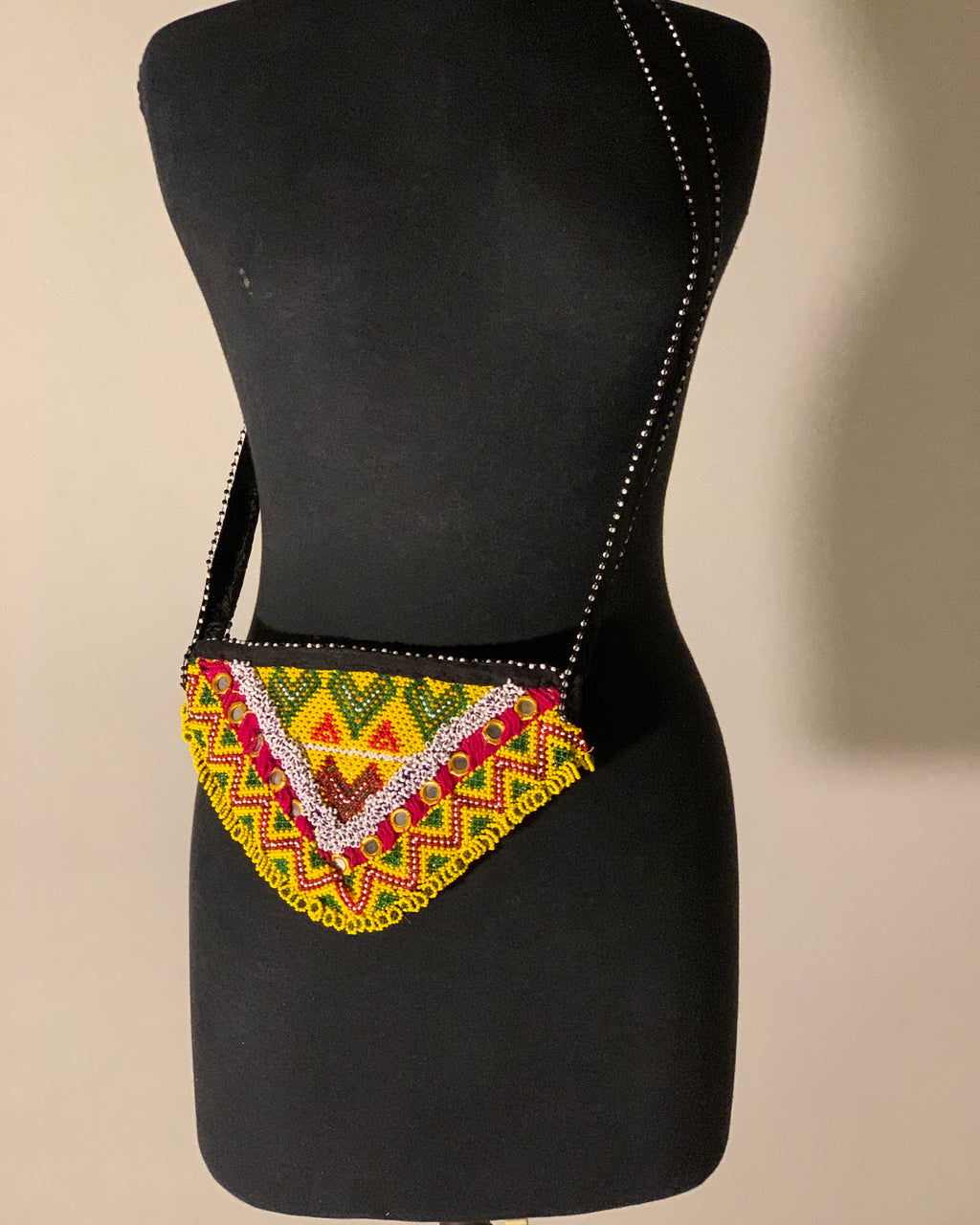 Afghan Embellished Waist Bag