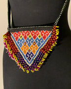 Afghan Patterned Bead Purse