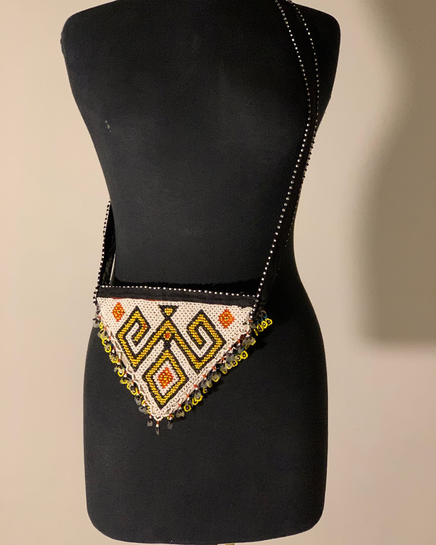 Pashtun Tribal Bead Bag