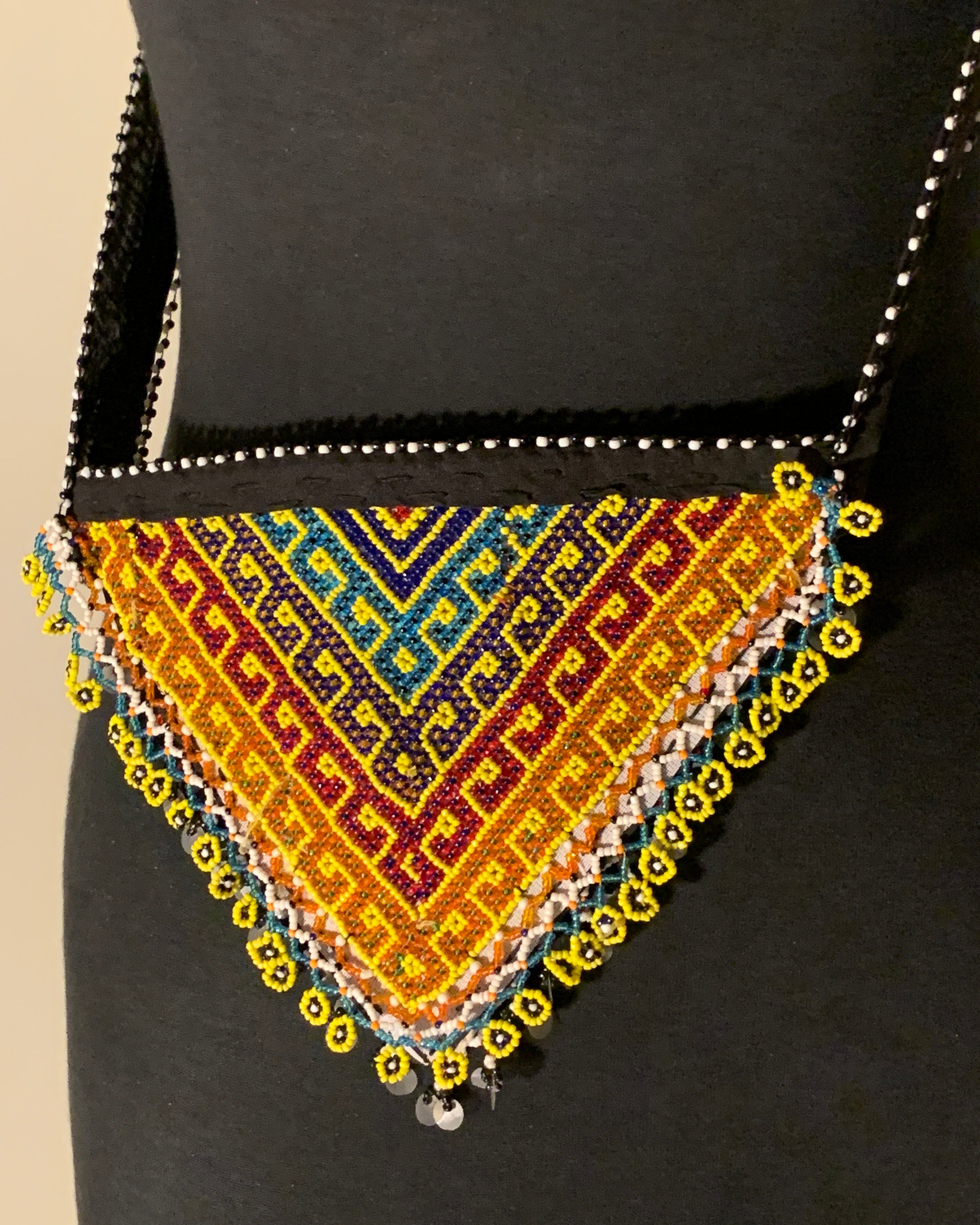 Pashtun Tribal Bead Bag