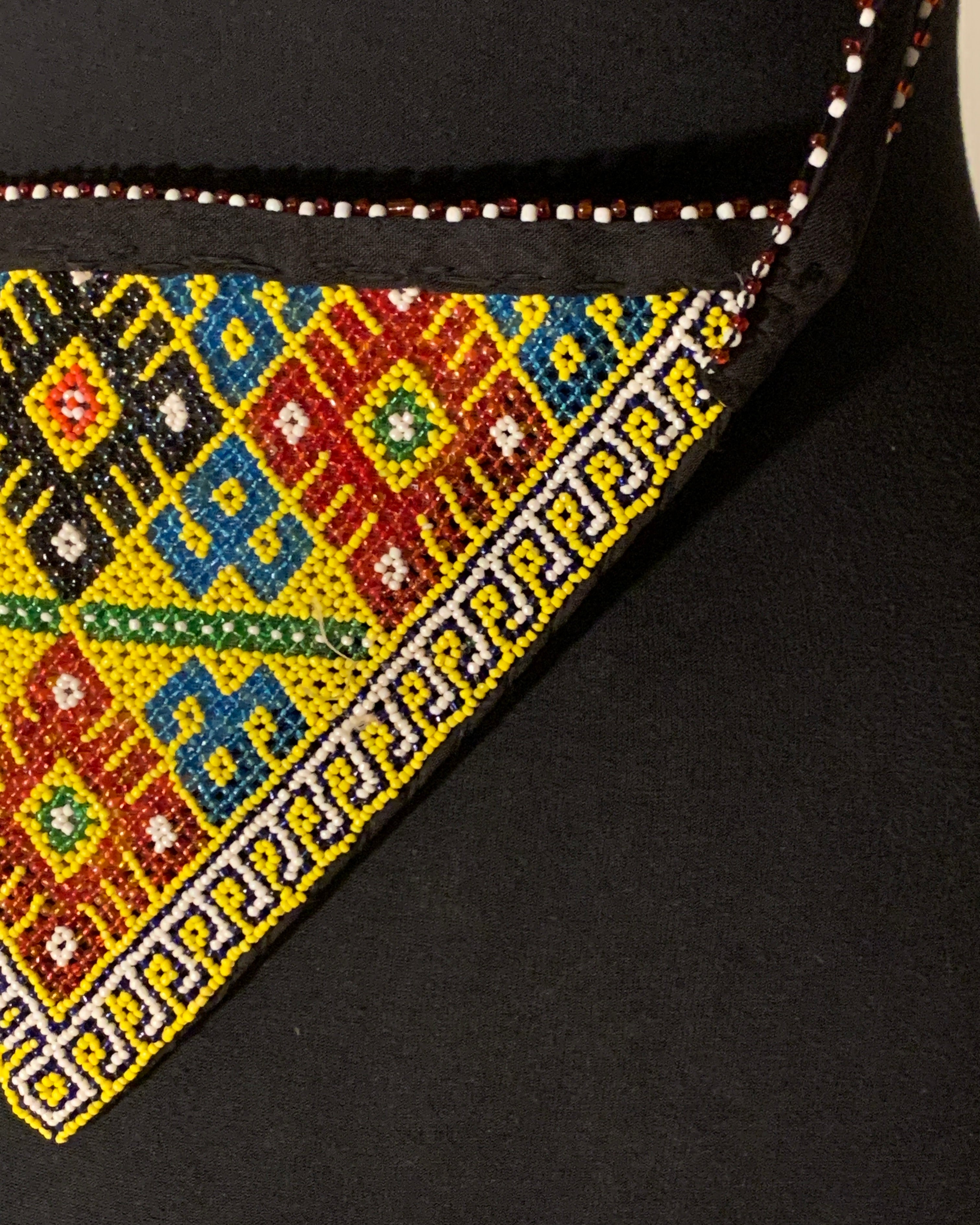 Afghan Folk Beaded Purse