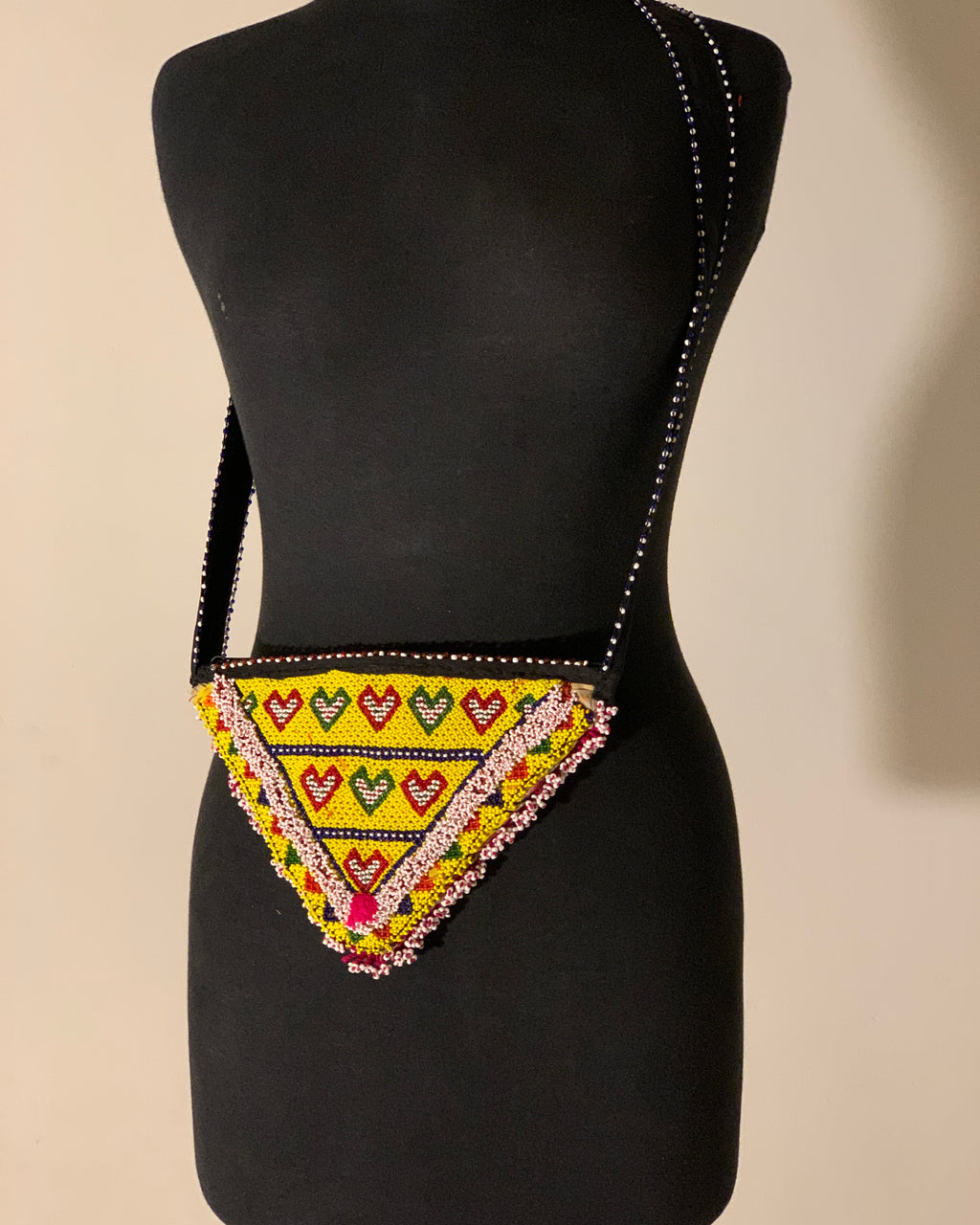 Pashtun Folk Beaded Satchel