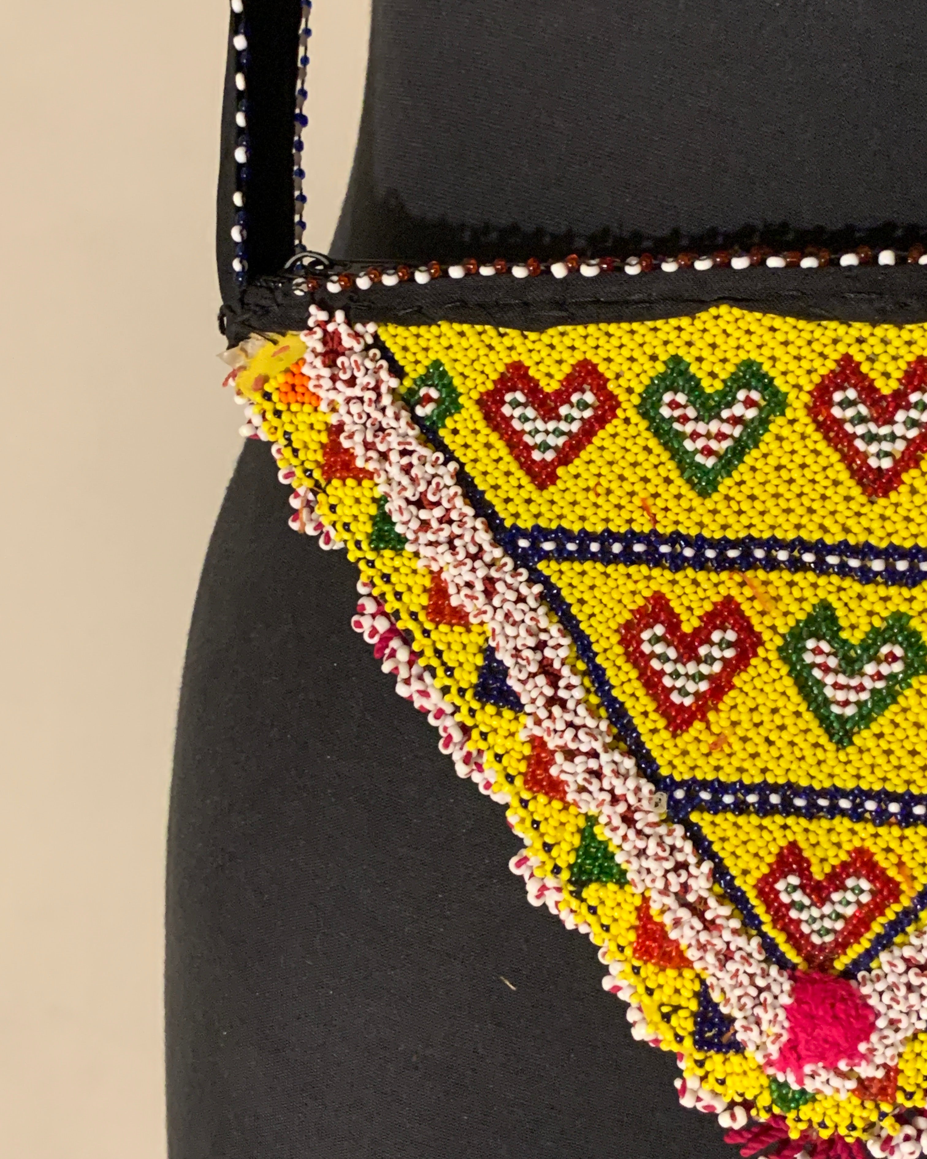 Pashtun Folk Beaded Satchel