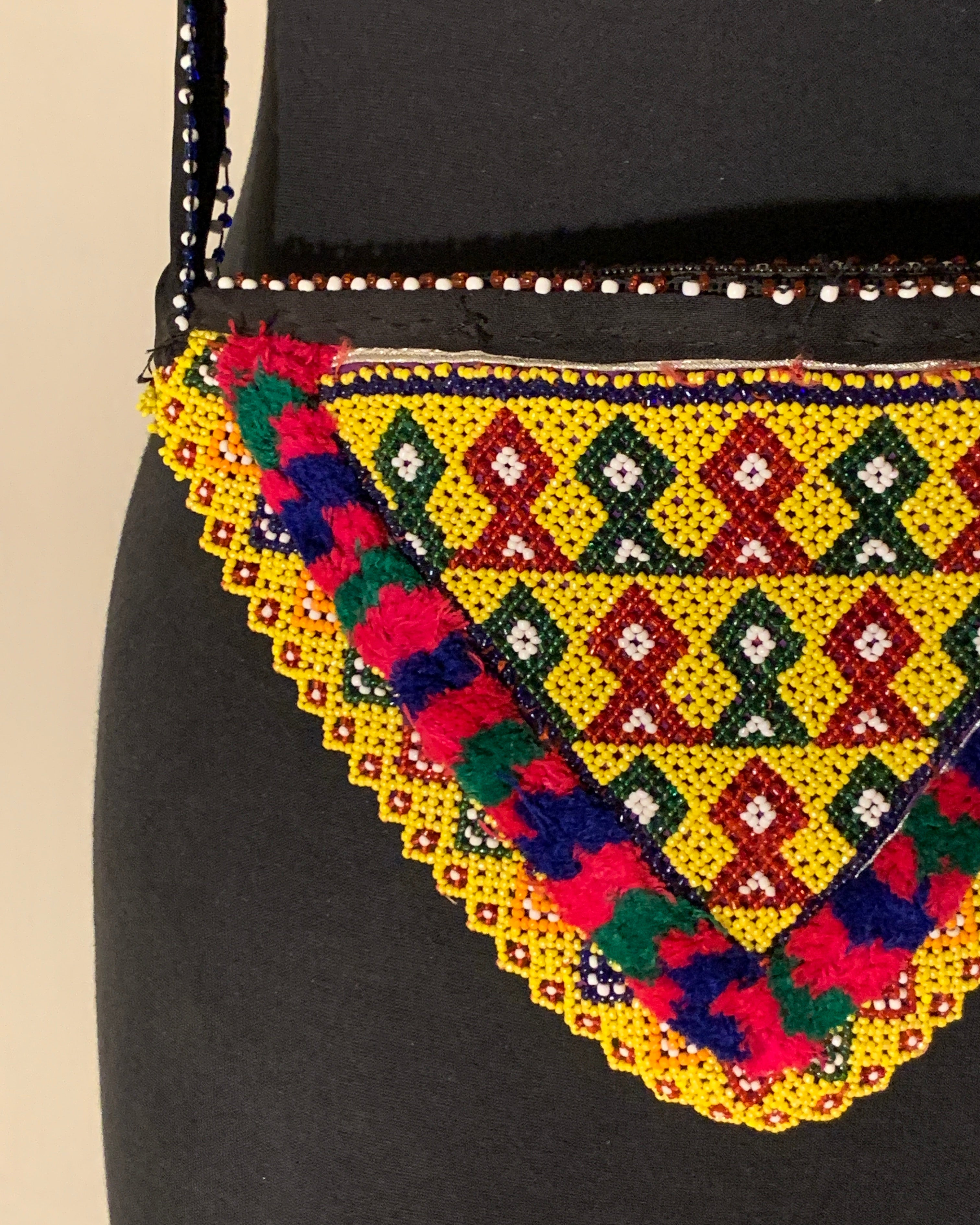 Colorful Afghan Belt Pouch
