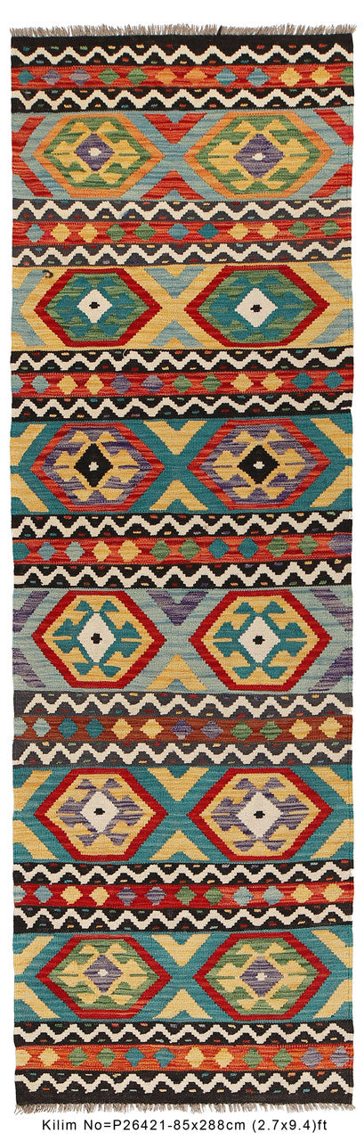 unique hand knotted Afghan rug, wool runner rug, Pashtun artisan rug, traditional Afghan rug, handmade wool runner, 