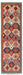 Afghan handcrafted rug, Afghan tribal design rug, handmade Afghan runner, 
