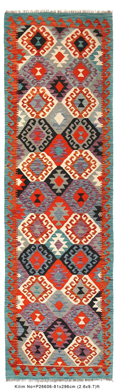 Afghan handcrafted rug, Afghan tribal design rug, handmade Afghan runner, 