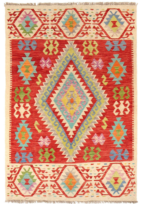 unique Afghan Kilim wool rug, handwoven Afghan rug, Chobi style rug, bohemian wool carpet, 
