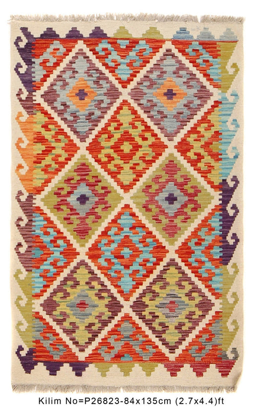 Afghan craftsmanship, kilim area rug, handmade wool rug, Chobi Kilim,