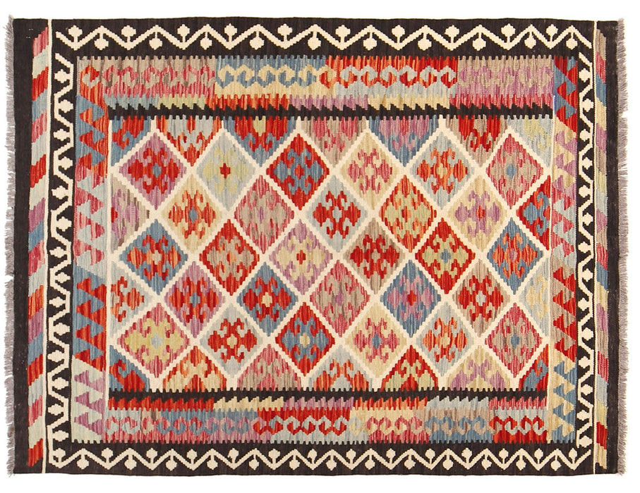Afghan tribal rug, artisan-made Afghan rug, vintage Afghan wool kilim, bohemian