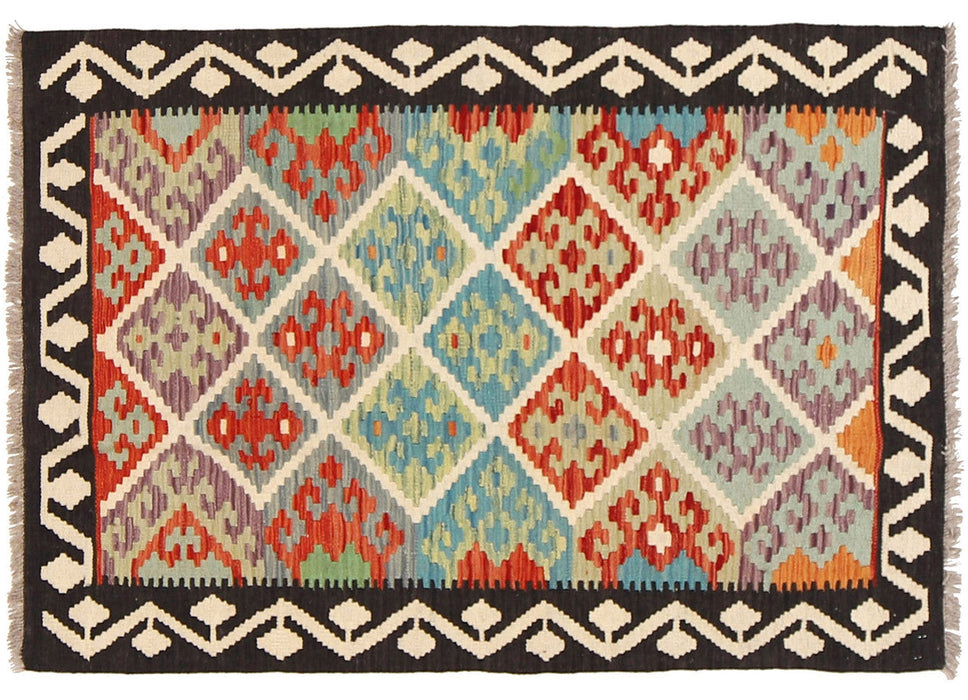 Tribal Modern Style Hand Knotted Chobi Flat Weave Kilim Kilm Wool Area Rug High Quality Online