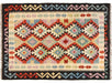 Afghan Chobi Kilim Wool Area Rug By Afghan Artisan