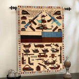 Cultural Russia & Ukraine War Art Rug 4.9x3.3 ft
