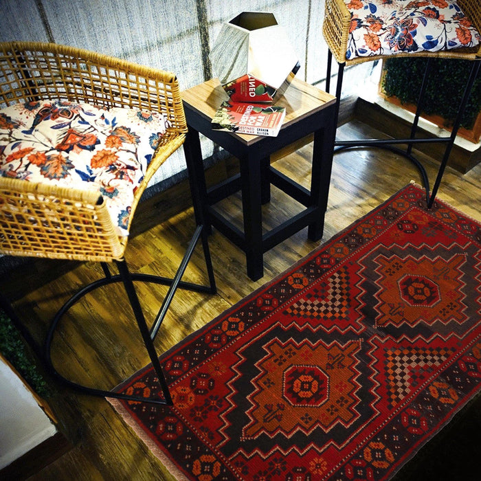 authentic Afghan wool Baloch rug, handwoven Afghan rug, traditional Baloch rug, 