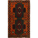 Afghan handmade wool rug, Afghan women artisans rug, vintage Afghan Baloch rug, 