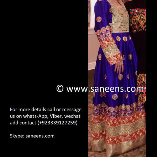 New afghan mirror work dress