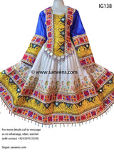 Traditional New Afghan Dress with handmade embroidery
