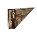 Handmade Afghan Map Rug Battle Story 2.4x1.9 ft