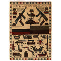 Russia & Ukraine War Cultural Carpet 3.7x2.6 ft