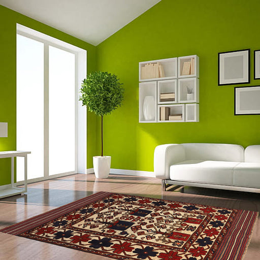 Pashtun Heritage, Hand Knotted Rug, 
