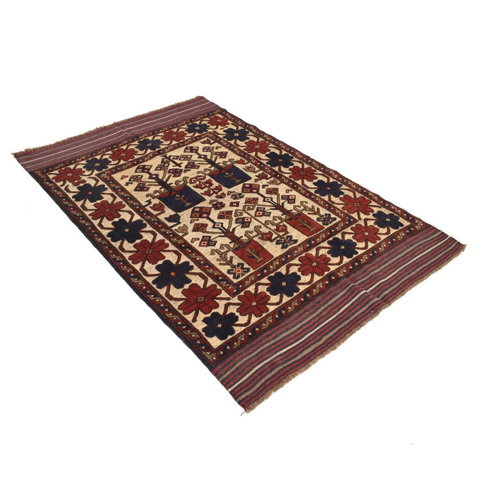 Afghan Baluch, Wool Rug, Artisan Craft, 