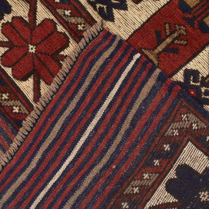 Pashtun Craftsmanship, Handwoven Afghan Rug, 